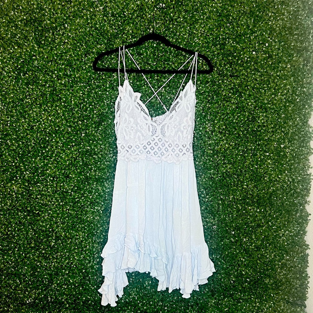 Free People Blue mini dress